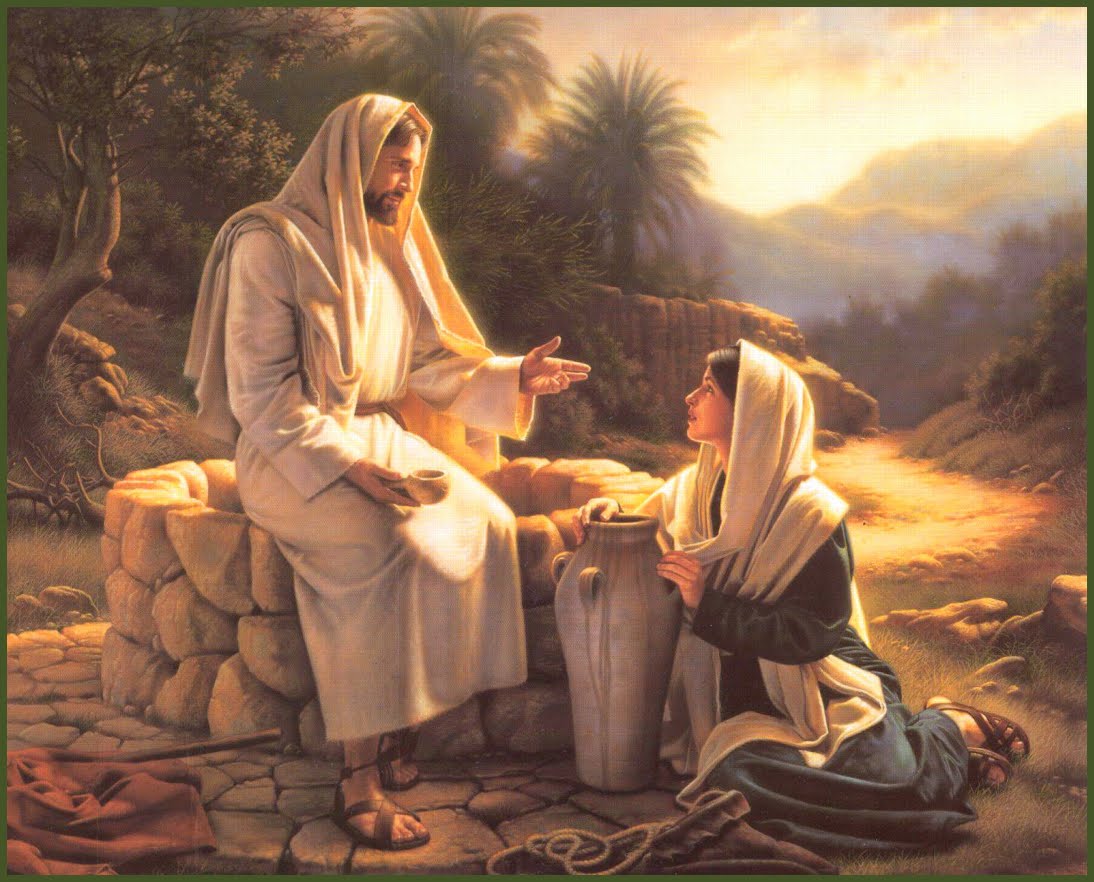 JESUS-WOMAN AT THE WELL-15X12