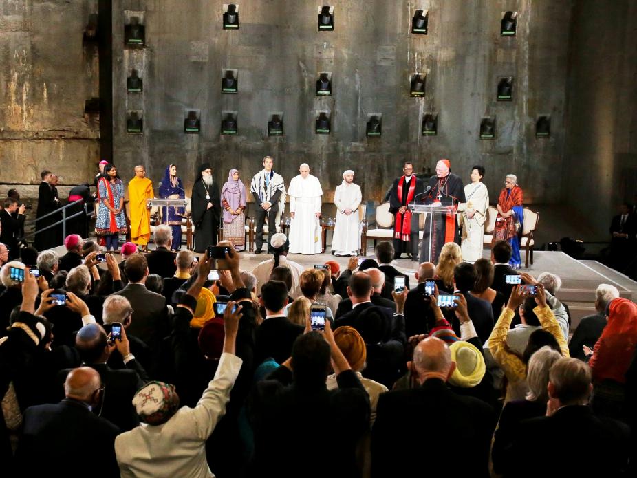 Papa Francisco visitou o Memorial Ground Zero