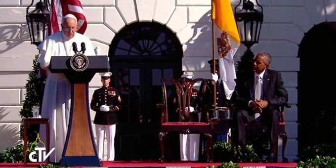 boas-vindas na casa branca