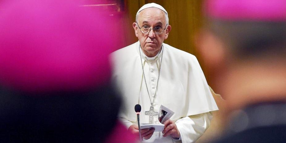 Papa voltou a intervir para orientar trabalhos