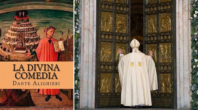 PortadaDivinaComedia_PapaPuertaSantaLOSsservatoreRomano_050116