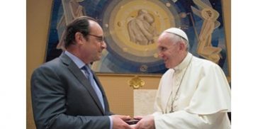 Papa Francisco e Hollande