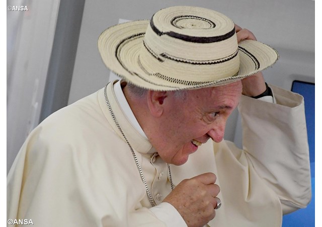 Papa no avião