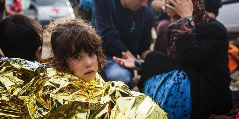 Crianças refugiadas