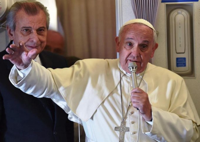 intenções do papa