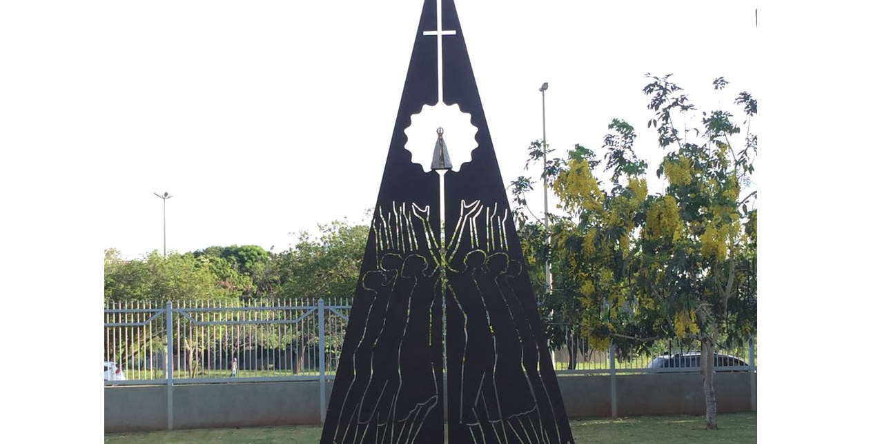 padroeira na sede da cnbb