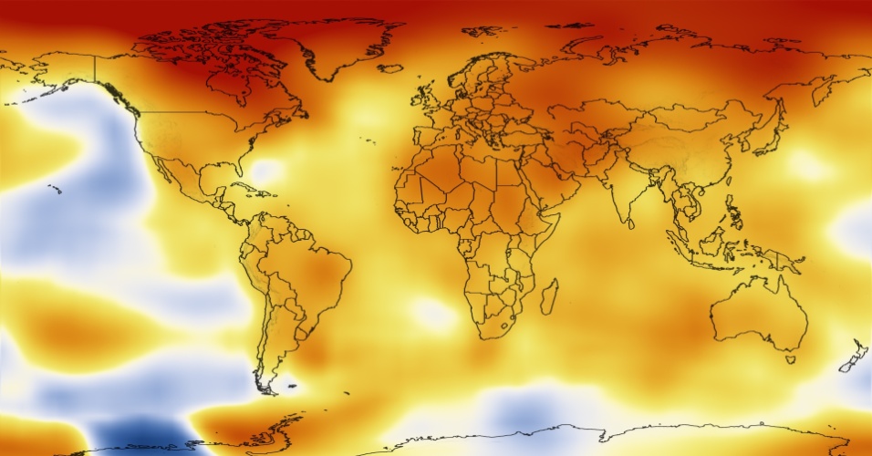 temperaturas globais