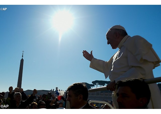 O papa da paz