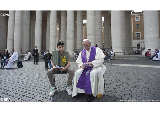 Papa Francisco confessor