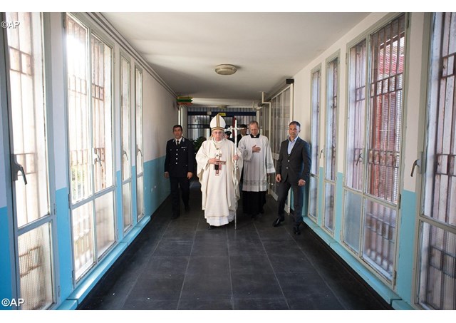 Papa na prisão