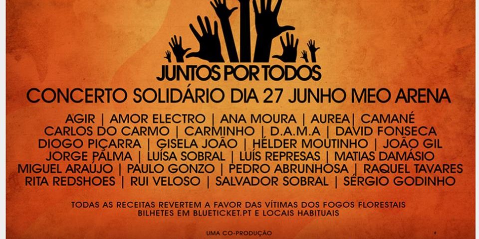 Concerto solidário em Portugal