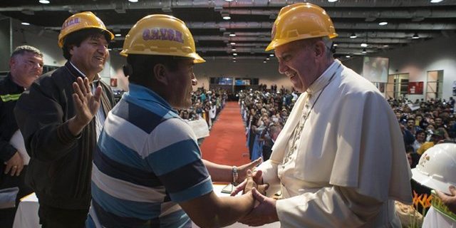 Papa e Sindicalistas