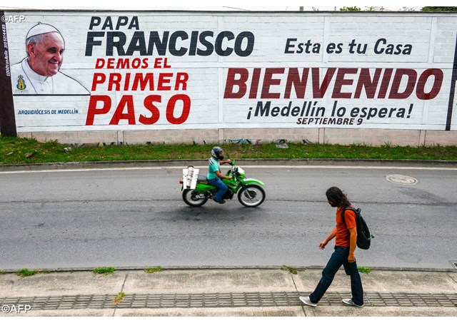 Papa na Colômbia