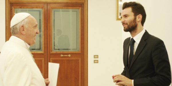 Papa-Francesco-e-Andrea-Iervolino_FotoSalaImprensaVaticano-600×429