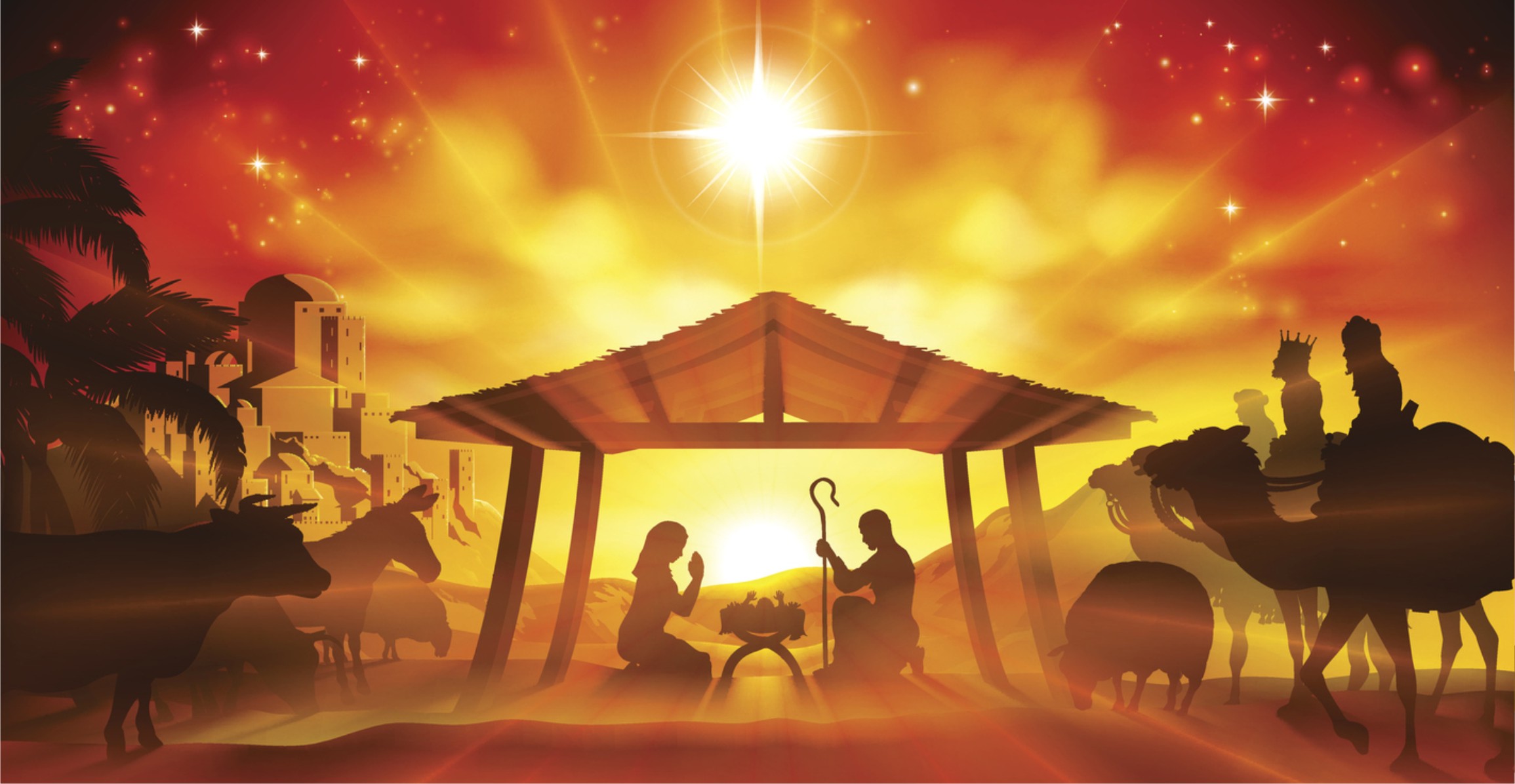's An Old Fashioned Christmas manger scene 2