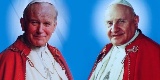 SãoJoão Paulo II e Sçao João XXIII