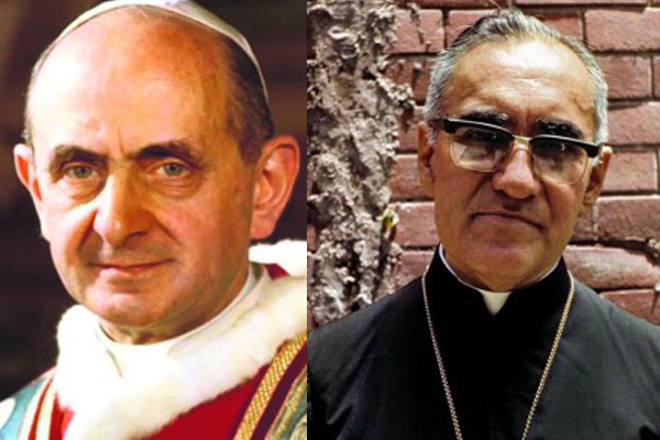 beatos Paulo VI e Oscar Romero
