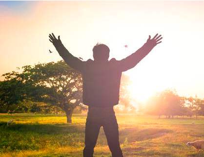 96366525-man-background-over-the-sunset-