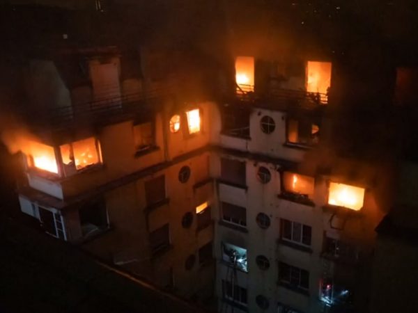prédio incendio