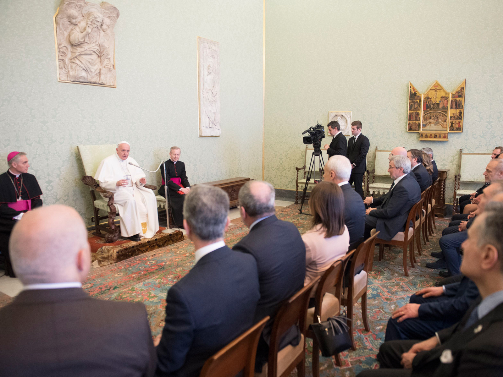 audiencia-papa-medicos-pediatras-Italia-FotoVaticanMedia