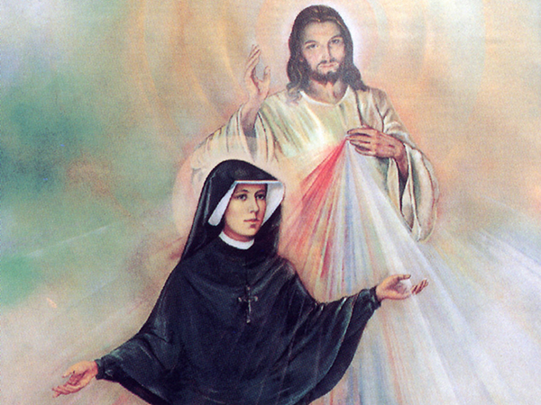 JESUS MISERICORDIOSO E SANTA FAUSTINA