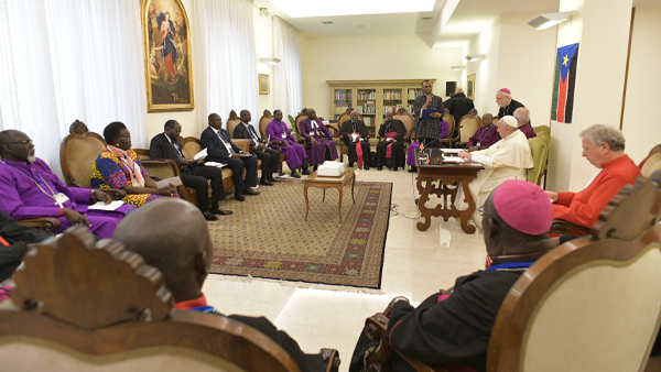 Papa e Lideres do Sudão