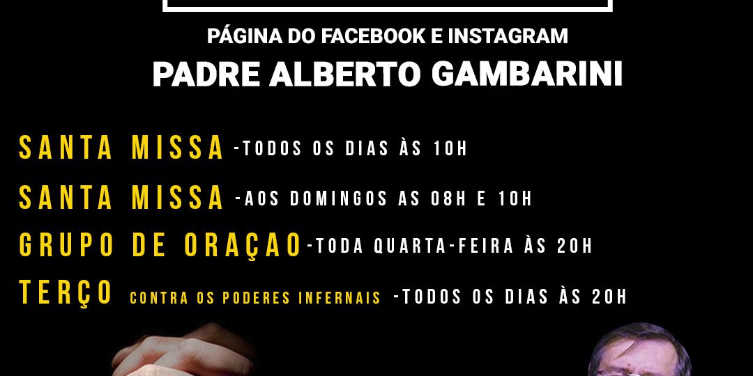 programação FACE E INSTAGRAM_