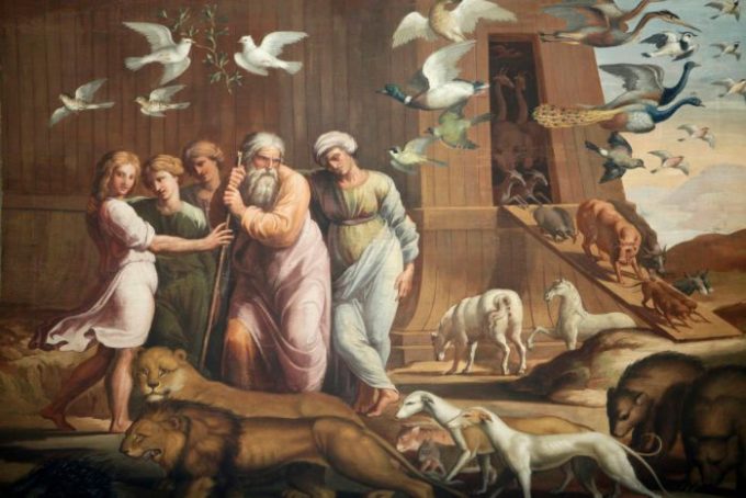 Hermitage Museum. The loggia of Raphael. Noah’s Ark.