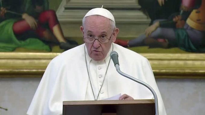 Pope urges U.S. to shun violence, protect democracy after mob attack