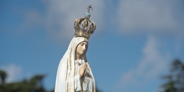 The,Image,Of,Our,Lady,Of,Fatima,In,The,Sanctuary