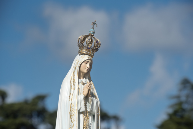 The,Image,Of,Our,Lady,Of,Fatima,In,The,Sanctuary
