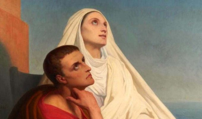Santa Mônica e Santo Agostinho