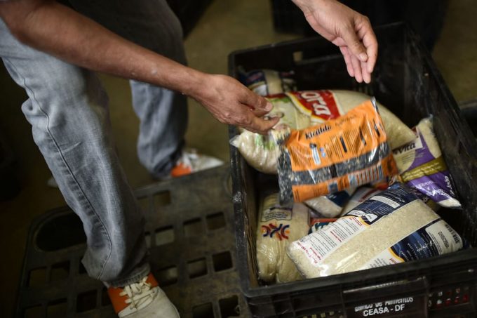Foto: André Borges/Agência Brasília Doação de alimentos