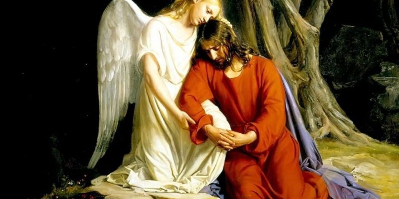 anjo-do-horto Anjo do Horto consolando Jesus
