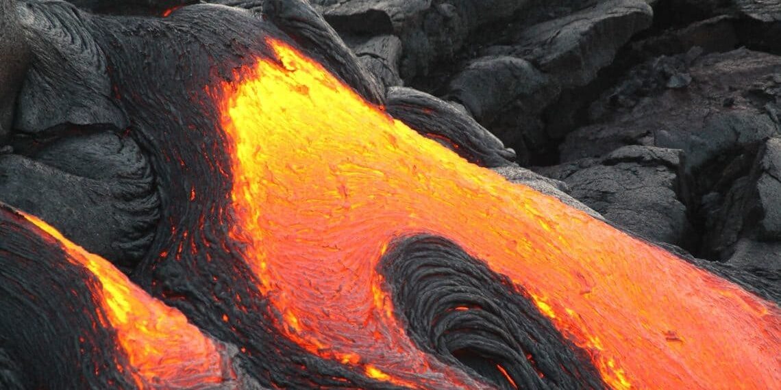 vulcao Lava de vulcão