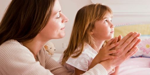 Oração com os filhos