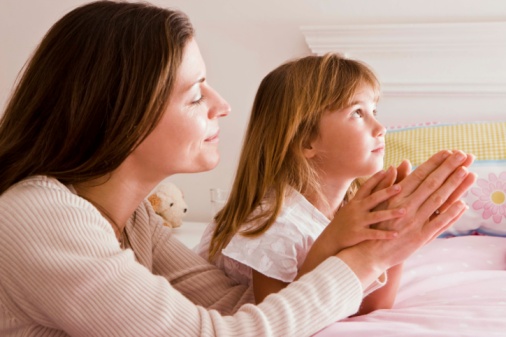 Oração com os filhos