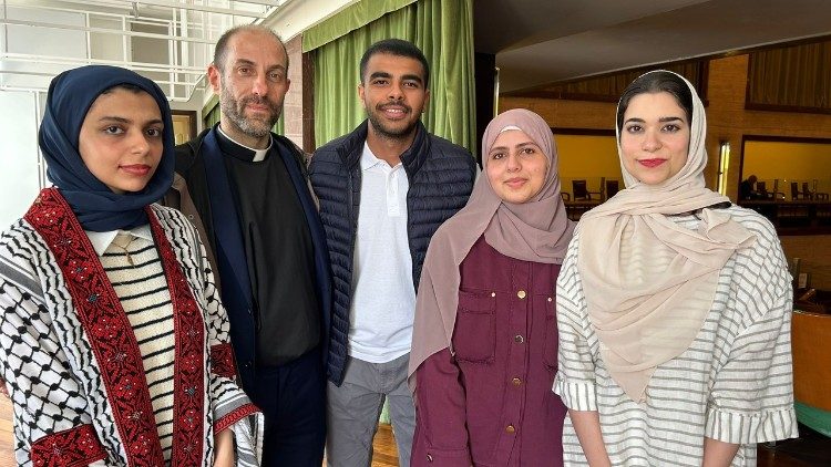Estudantes de Gaza