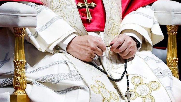 papa em oração