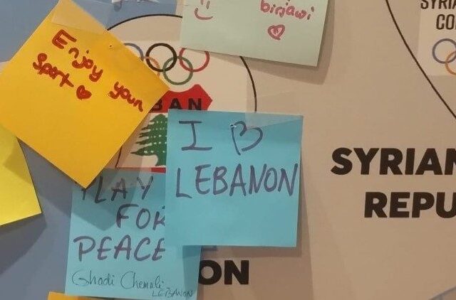 Jogos do Mediterrâneo, o mural que fala de paz e amizade