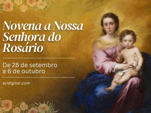 Hoje começa a novena a Nossa Senhora do Rosário